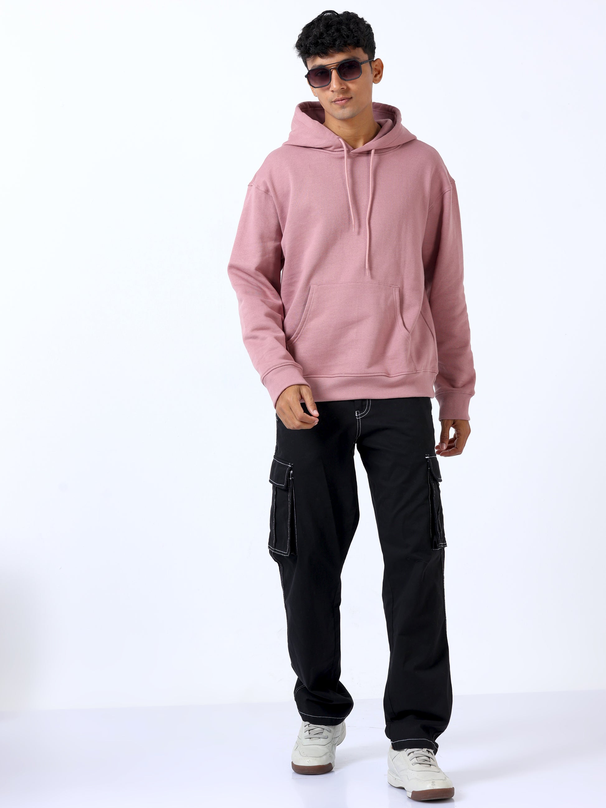 Peach Hoodie For Men