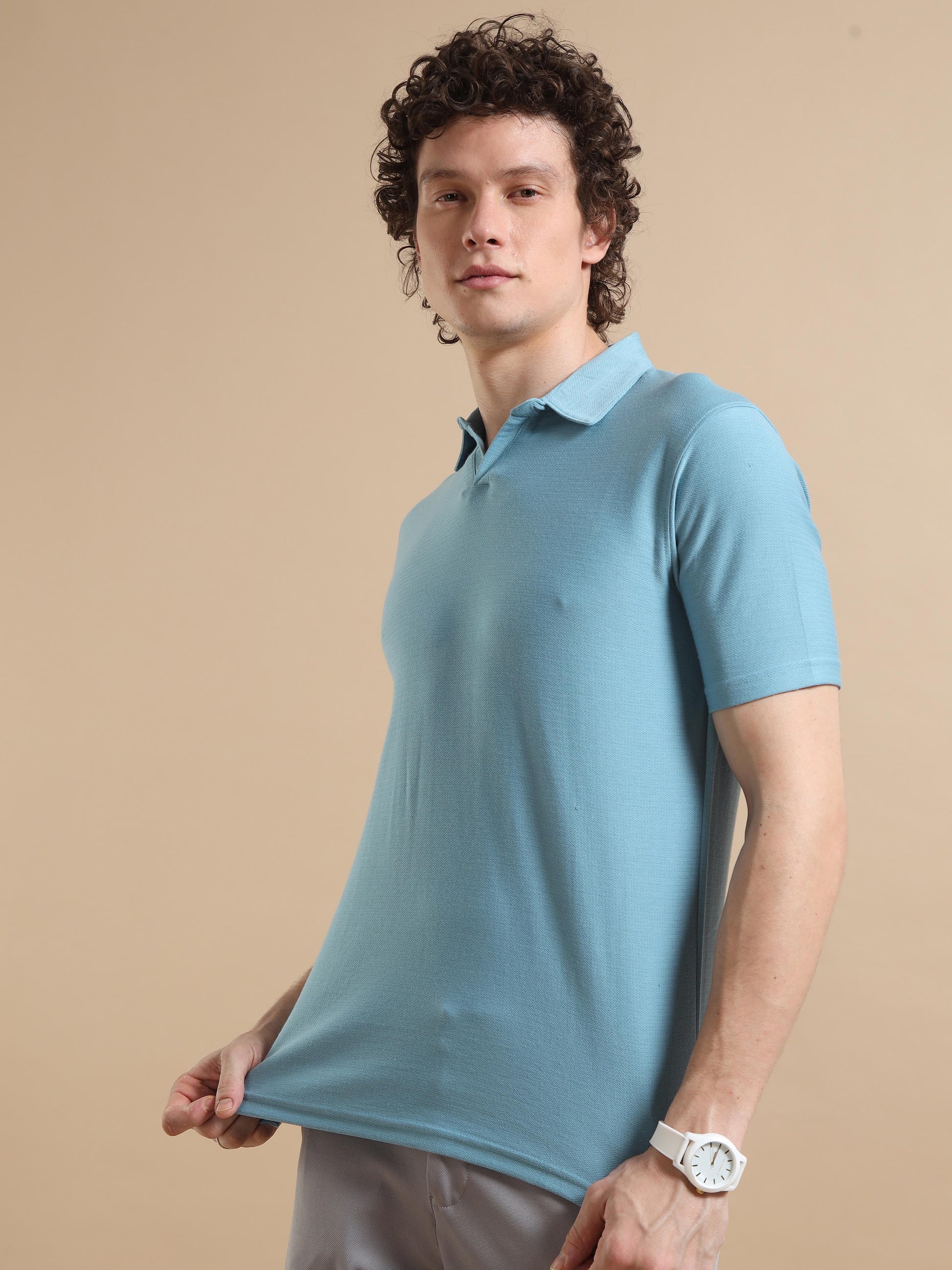 Mabel Blue  Polo T Shirt for men