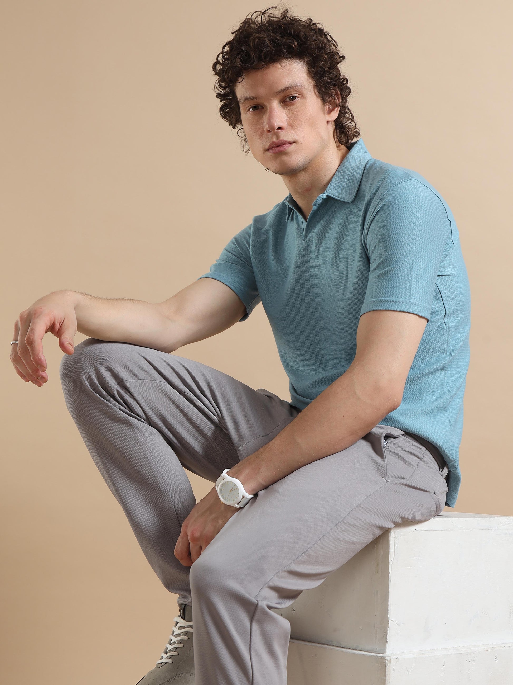 Mabel Blue  Polo T Shirt for men