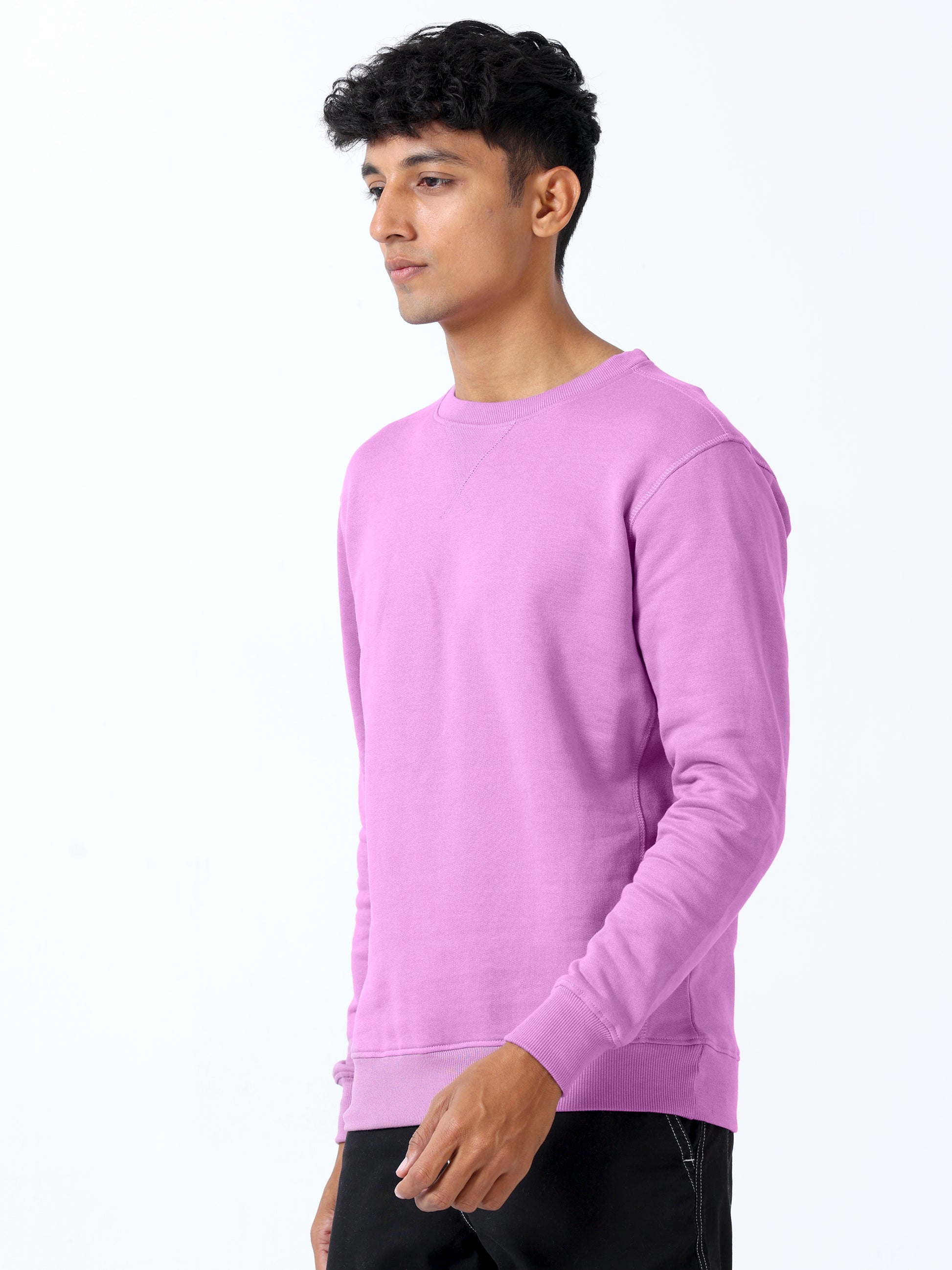 Lavender Sweat Shirt For Men