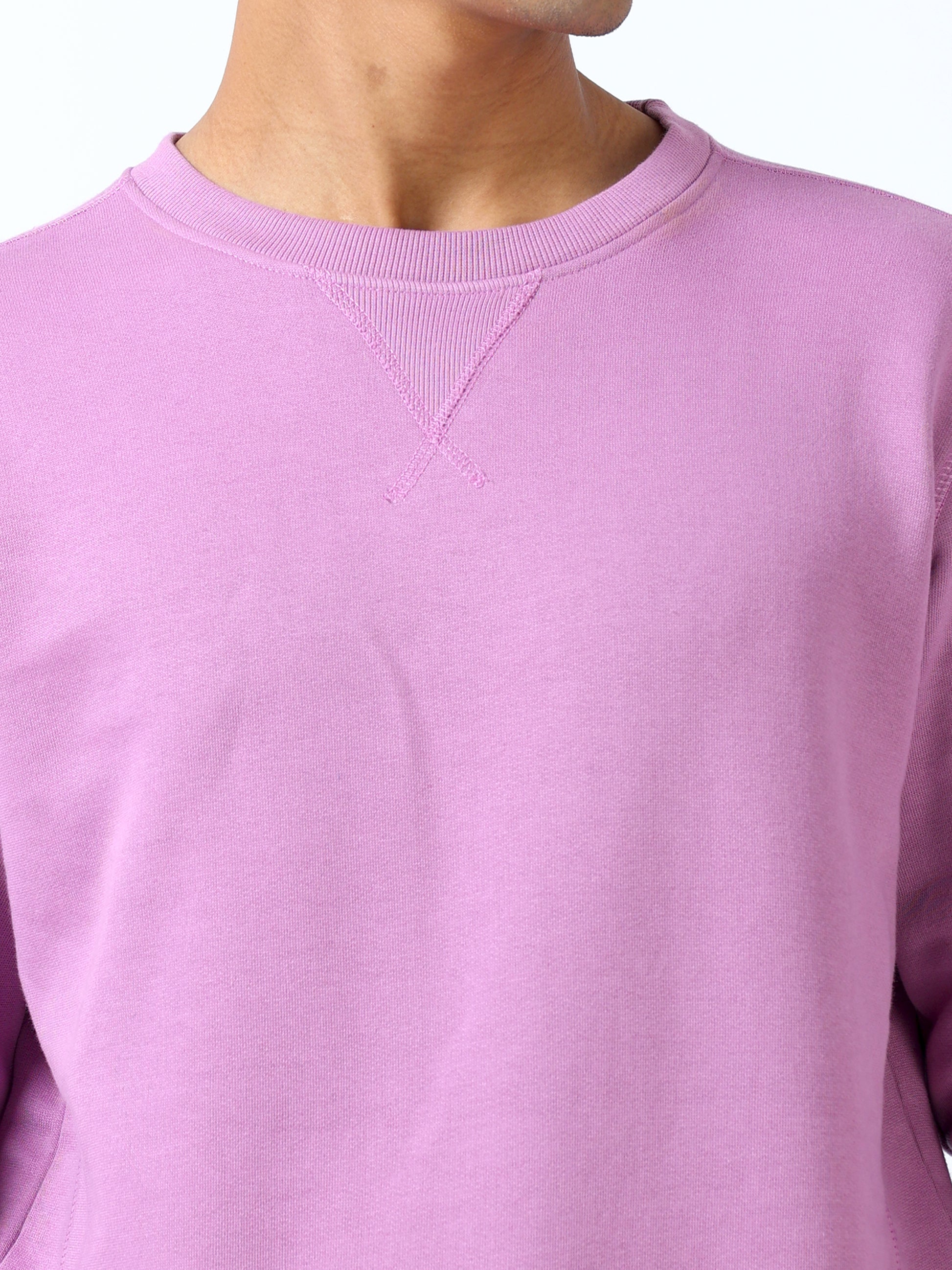 Lavender Sweat Shirt For Men