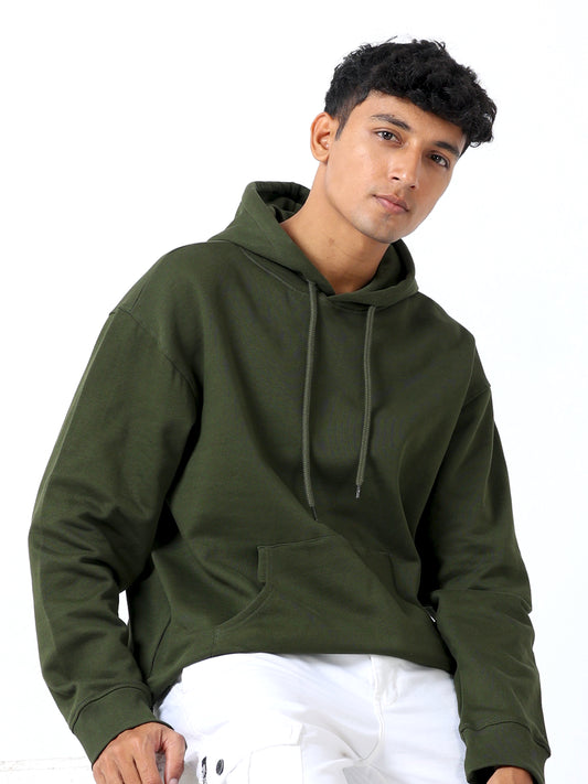Army Green Hoodie For Men